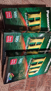 Nové videokazety Panasonic+2 x originál nahrané