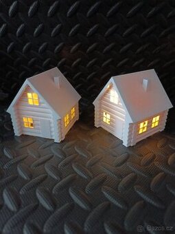 Vánoční svítící dekorace. 8 cm.Cena uvedena za  kus.