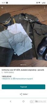 Komplet oděv vz. 97