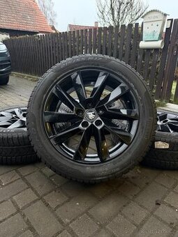 ORIGINÁL Alu Škoda STRATOS R17, 5x112 - TOP STAV, ZIMNÍ