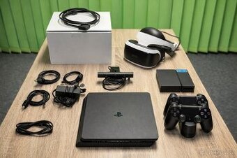 PlayStation 4 + VR set + 2 hry