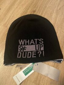 Benetton čepice , oboustranná