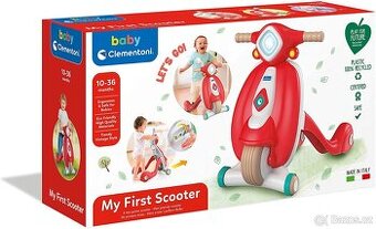 Dětské chodítko Clementoni Scooter Vintage nové nepoužité