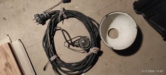 RETRO Vojenské světlo, reflektor