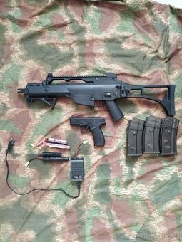 Airsoft zbraně cyma cm.003 a ASG Bersa BP9CC