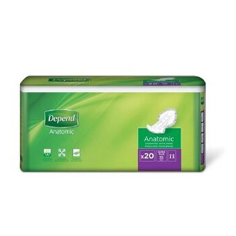 Pleny pro dospělé Depend Anatomic Super Plus 8 kapek