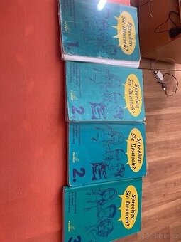 učebnice němčiny, gymnázia- sprechen Sie Deutch