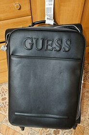 Velký značkový kufr GUESS kožený - 1
