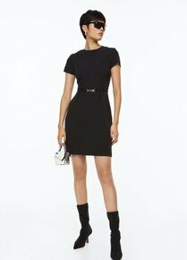 NOVÉ černé pouzdrové šaty H&M , vel.S (36) - 1