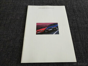 Prospekt BMW M3 E36, BMW M5 E34, 1993, 46 stran, německy