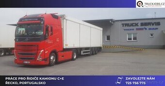 Baví Tě Řecko a Portugalsko? Práce pro řidiče C+E.