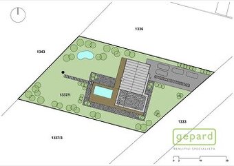 Prodej stavebního pozemku 1500m2, Paběnice okr. Kutná Hora
