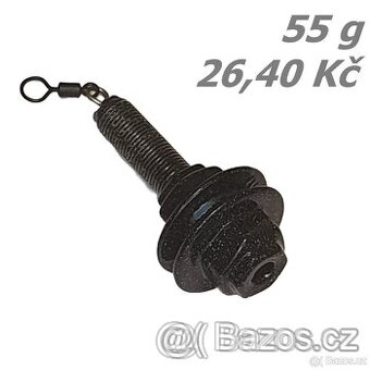 Rybářská krmítka koncová Sendvič válec 55-100 g Sleva 20%