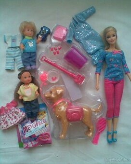 Barbie s dětmi a zvířátky