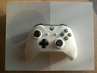 Xbox One S 1TB + ovladač + krabice – TOP stav