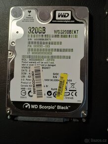 HDD WD Scorpio Black 320GB 2.5"