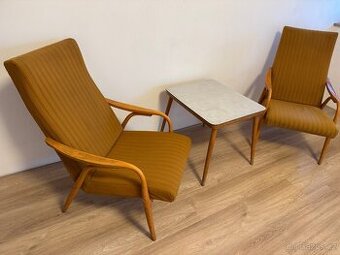Retro křesla a stůl