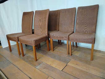 Ratanové jídelní židle 6ks