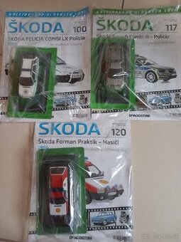 modely Škoda - Policie + Hasiči - 1