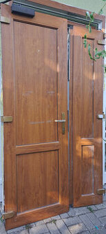 Vchodové dveře plastové dvoukřídlé š.123x220v.