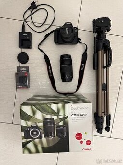 Fotoaparát zrcadlový Canon EOS 1300D SET