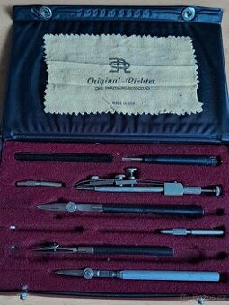 Rýsovací souprava ORIGINAL–RICHTER Das Präcision, DDR