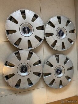 Plechové disky 16” 5x108 Ford a zimní pneu 205/55/R16