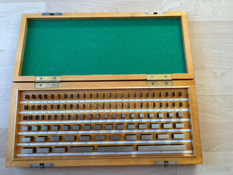 Koncové měrky / Johansonky 1-100mm se sadou držáků