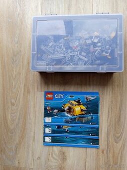 Lego City - Vrtulník pro hlubinný mořský výzkum (60093)