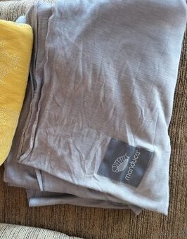 Šátek na miminka Manduka šedá