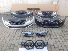Škoda Superb 3, kapota, maska, nárazník ,blatník ,xenon.