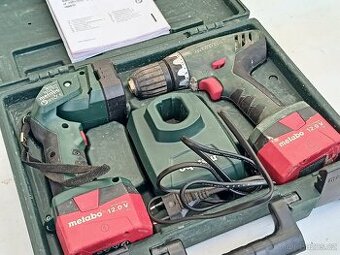 Aku vrtačka METABO BS 12 - 2x baterie 2,5ah