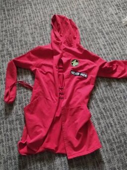 Delší mikina s kapucí kardigan