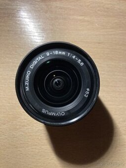 objektiv MFT Olympus M. ZUIKO 9-18mm f4-5.6