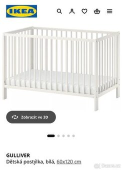 Dětská postýlka IKEA 60x120cm