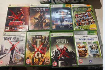 Xbox 360. Sada různých her