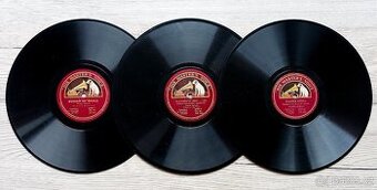 Vlasta Burian, staré gramodesky His Master’s Voice, rok 1928