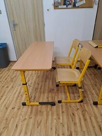 Školní lavice a židle - 1