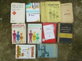 knihy, knížky, učebnice, Němčina