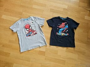 NOVÝ Set triček Spiderman MARVEL, vel. 134