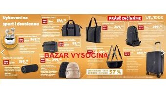 5x karta Penny body, bodíky - batoh, kufr, taška, sluchátka
