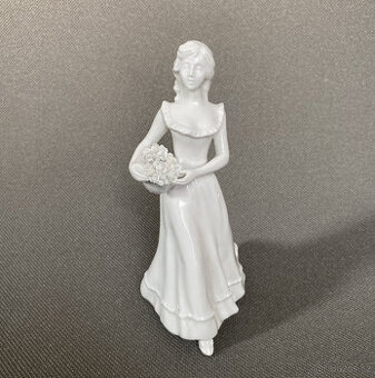 Royal Dux Porcelánová soška Květinářka 18 cm - 1