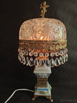 Křišťálová stolní lampa-3300,-kč - 1