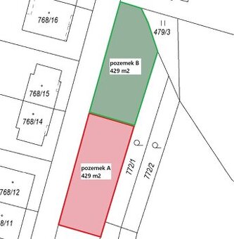 STAVEBNÍ POZEMEK RUDOLFOV 429 m2