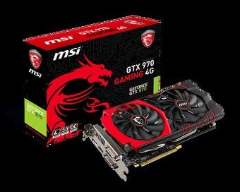 MSI GTX 970 GAMING 4G OC, 4GB GDDR5 - DVI, DP, HDMI