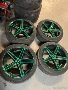 Alu kola OXIGIN 18” Mercedes Audi , Skoda VW 5x112 zelená