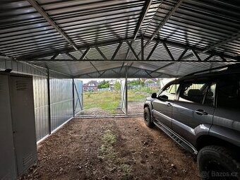 Garáž 6x6m pozinkovaný plech - 1