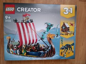LEGO Creator 31132 Vikingská loď a mořský had