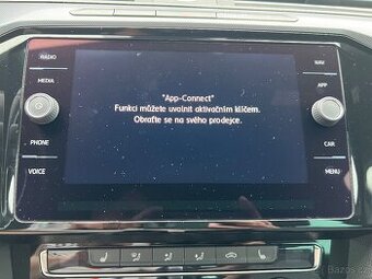 Aktivace App-Connect sdílení obrazu z telefonu VW/Skoda