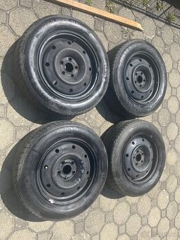 plechové disky 6Jx15 + gumy 195/65 R15